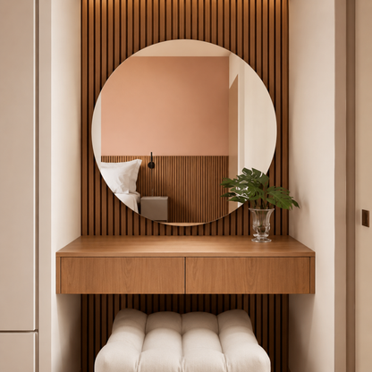 Modern Round LED Wall Mirror