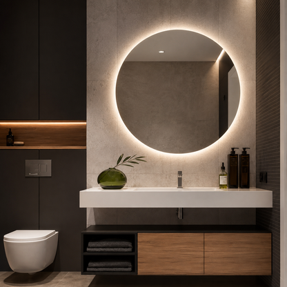 Modern Round LED Wall Mirror