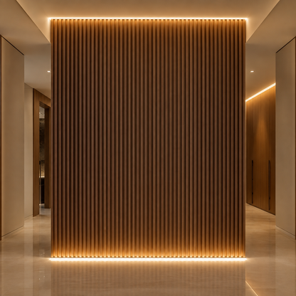 Flexible Acoustic Slat Panel - 270 cm x 110 cm