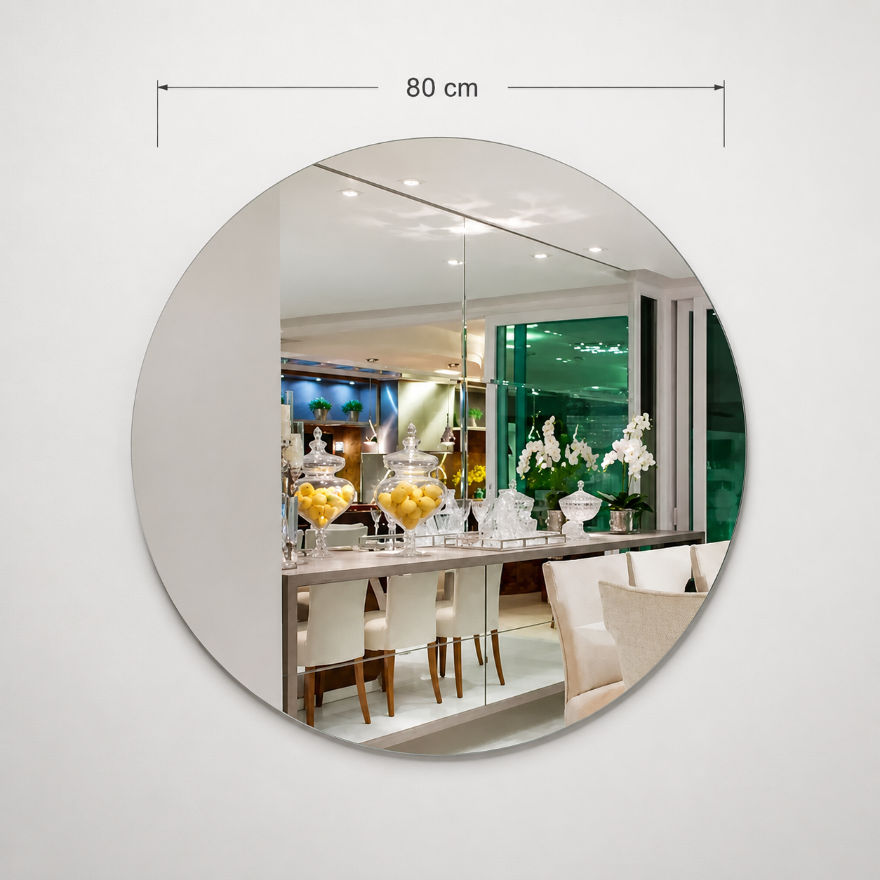 Modern Round LED Wall Mirror